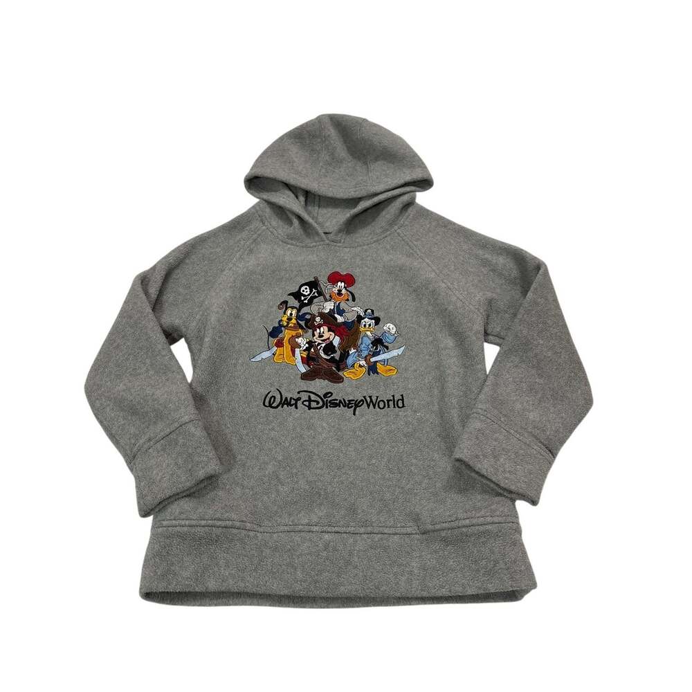 Disney Parks Walt Disney World Pirates Fab Four embroidered Hoodie Kids Medium